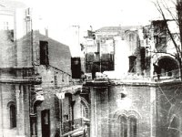 Sinagoga 1941. godine. Razgradnja sinagoge je trajala od listopada 1941. do travnja 1942. godine A